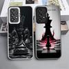 Tävlingsschack Spel Stötsäkert Telefonfodral för Samsung A17 A16 A15 A14 A37 A57 A36 A56 A26 A35 A55 A25 A34 A54 A24 A13 A23 A33