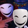 Weiße Unisex Lächeln Maske Erwachsene Japanischer Anime Black Bullet Hiruko Sichtbarer Helm Cosplay Kostüm Requisiten Halloween Geschenk Kollektion