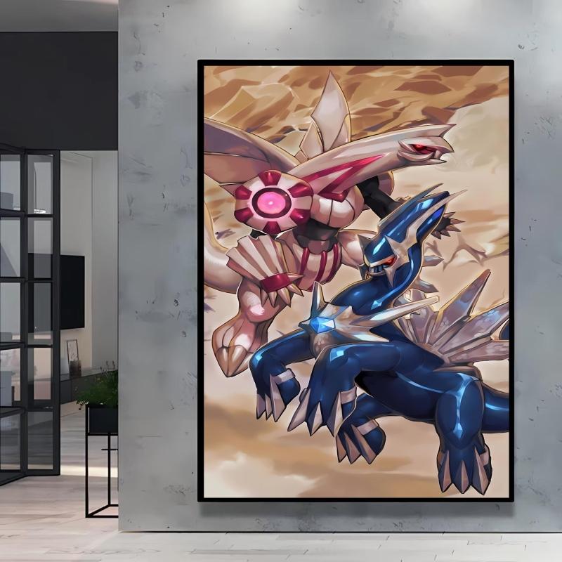 Classic Anime Character Pictures Pokemon Arceus Canvas Painting Wall Art Poster Home Children's Bedroom Decor Friends Gifts