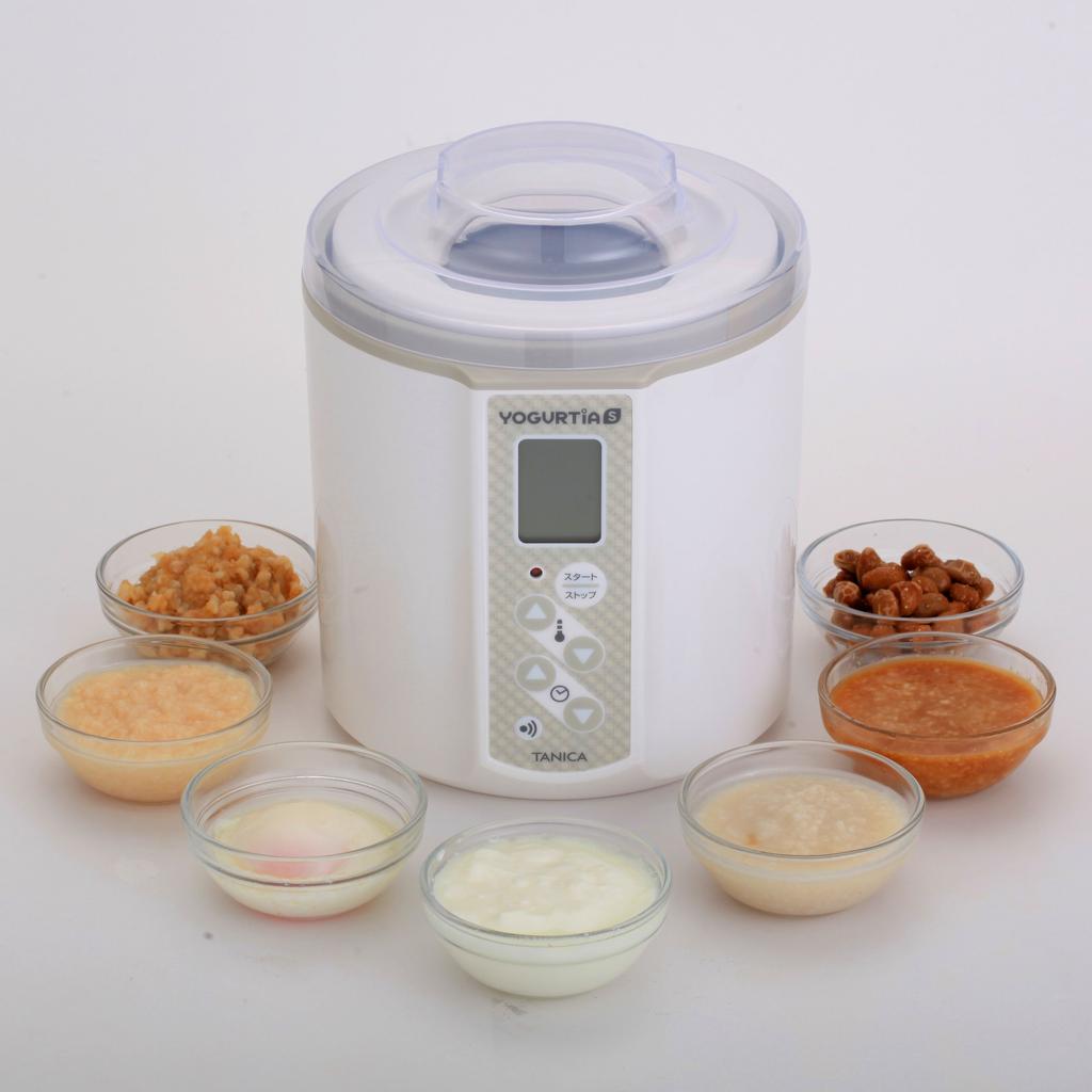 Tanica Electric Yogurt Maker, Yogurtia S, 1200ml, YS-01 (White), with Temperature Control (25-70°C), Timer, and Buzzer
