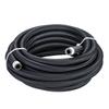 AN4 AN6 AN8 AN10 AN12 Fuel Line Hose,Nylon Braided Fuel Line Hose with Stainless Steel Mesh Reinforce Black