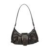 Maillard Retro Pleated Shoulder Bag - Trendy Wasteland Style for Women