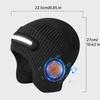 USB-wiederaufladbare LED-Beanie mit integriertem Lautsprecher und Mikrofon, abnehmbare smarte Bluetooth-Mütze, dreistufige Beleuchtung, Strickmütze