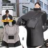 Thickened Fleece-Lined Electric Vehicle & Motorcycle Winter Windshield Quilt: Waterproof, Windproof, Extra Thick, Cold-Proof.