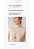 Women's Seamless High-Neck Cashmere Sweater: Solid Color, Loose Fit, Versatile Knit Pullover.