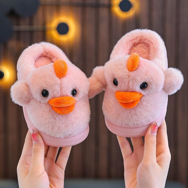 Little Duck Kids' Winter Bag & Velvet-Lined Cotton Shoes for Boys & Girls