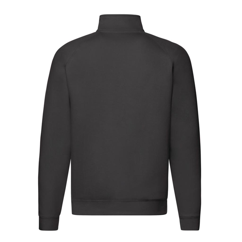 Fruit of the Loom Mens Premium Zip Neck Sweatshirt
