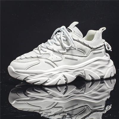 Men's 2024 New Breathable Mesh Sports Shoes Thick Sole Fashion Casual Shoes Outdoor Fashion Men's Running Shoes Mens Sneakers
