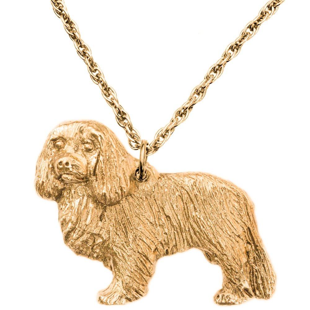 Cavalier King Charles Spaniel British-made Art Dog Pendant Necklace Collection