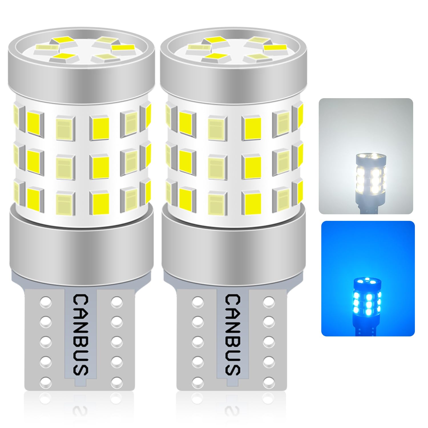 

Fenikso T10 LED Position Lamp, White & Ice Blue 2 Color Switching, License Plate 2 items белый