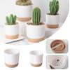 Double-layer Round INS Style Flowerpot Flower Planter Succulent Planter Pot Garden Supplies
