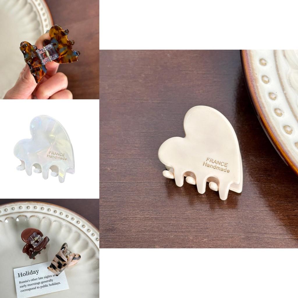 Fashionable Korean Small Heart Claw Clip Premium Quality Stylish Hair Accessories