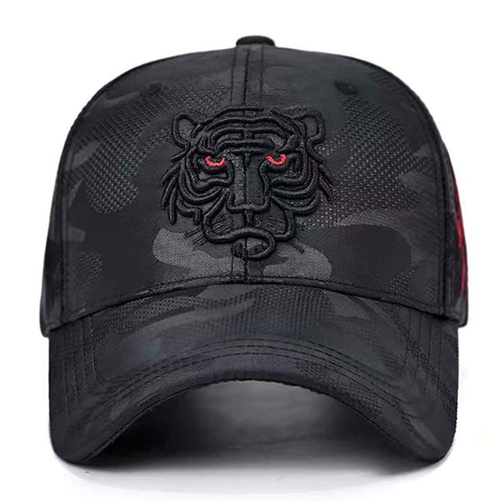 Tiger Embroidery Baseball Cap Men Women Hip Hop Trucker Caps Unisex Snapback Hat