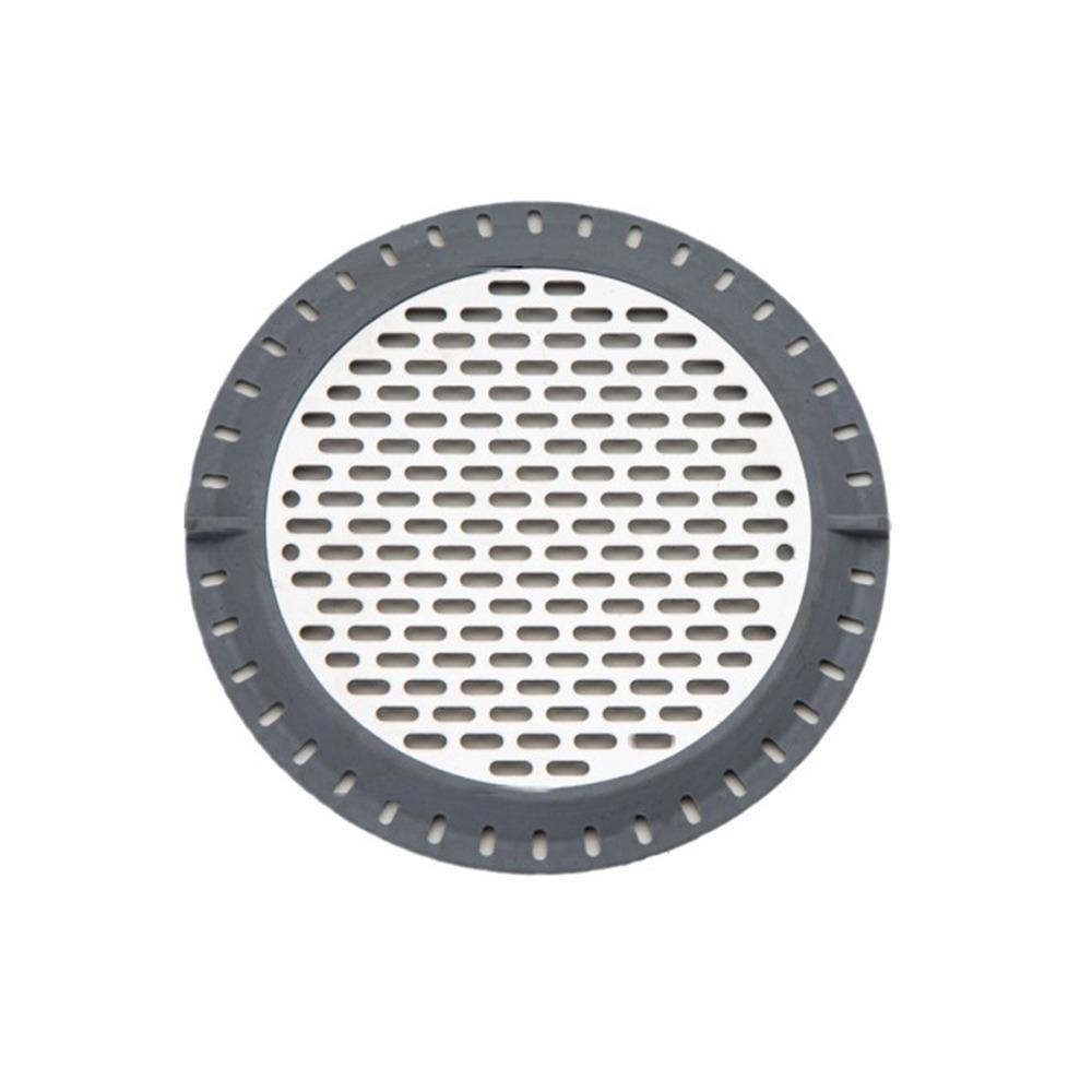 Silicone Edging Floor Drain Filter 304 Stainless Steel Shower Drain Cover Sink Style 127mm