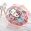 Hello Kitty,Cute Automatic Folding Umbrella-Simple 8-Rib Design, Bright Cartoon Pattern, Durable Iron Frame, Suitable For Travel, Outdoor, B
