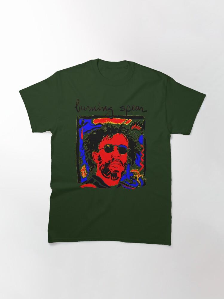 Burning Spear Hand Draw Face Roots Reggae Classic T-Shirt