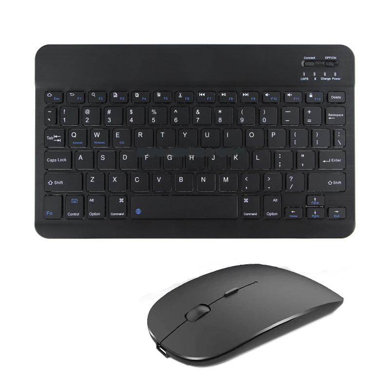 Spanisch Französisch Bluetooth Kabellose Tastatur Azerty Russisch Koreanisch Für iPad Mac PC Tablet ll Telefon Laptop Und Maus Mini Mit N