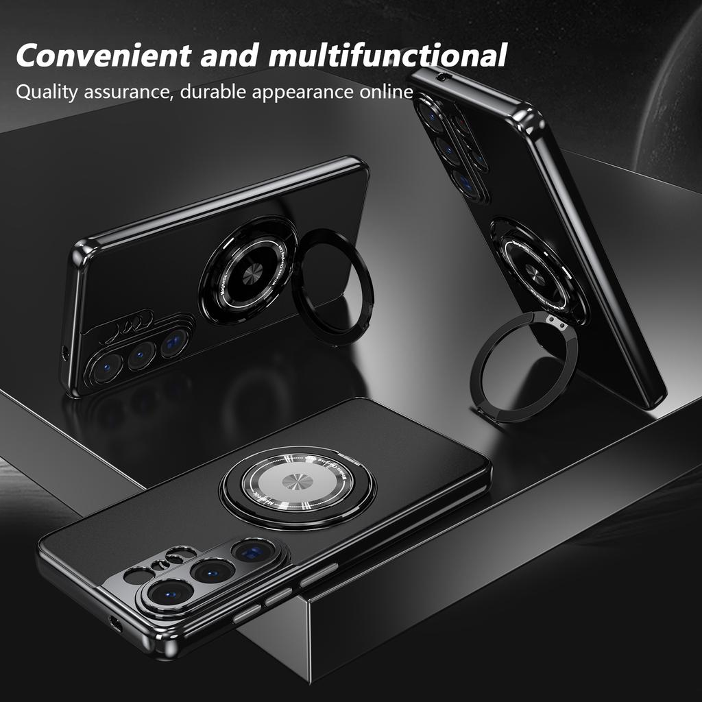 High-End Business 360° Drehbarer Halter Magnetische Handyhülle Für Samsung Galaxy S26 Ultra S26 Plus Objektiv Anti-Fall Schutzhülle