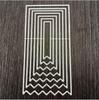 Wave Style Frame Cutting Die Metal Cutting Dies Card Scrapbooking Stencil Cut Die for DIY Card Crafts Handmade