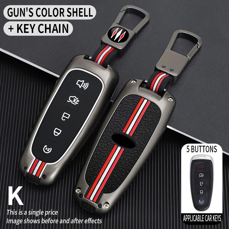 5 Buttons Car Remote Control Key Case Cover Shell Fob For Ford Escape Focus C Max Kuga Edge Explorer Taurus Keyring Accesories