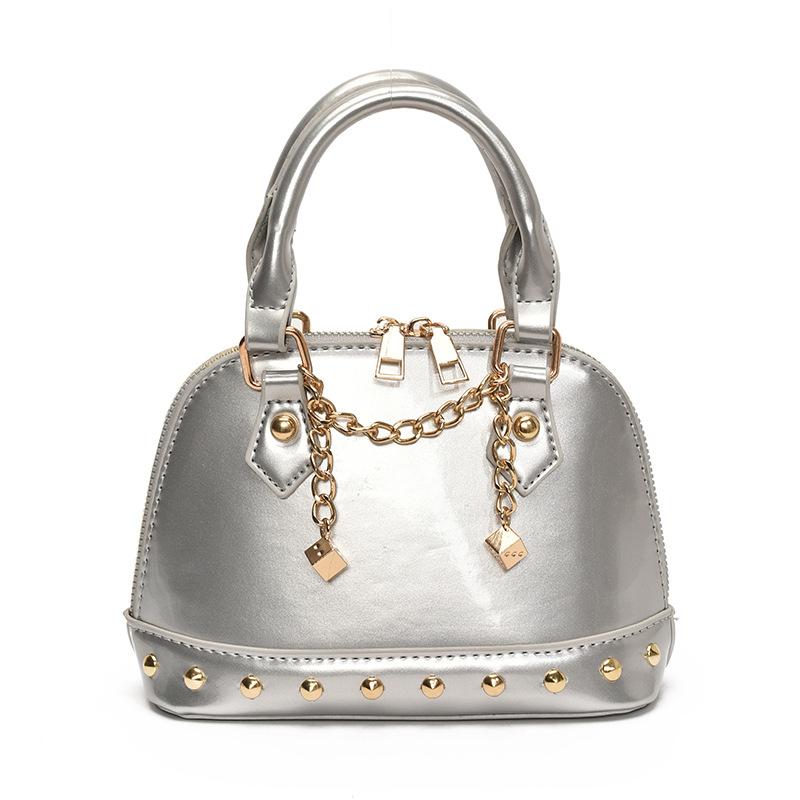 Новая портативная универсальная сумка через плечо серебряный