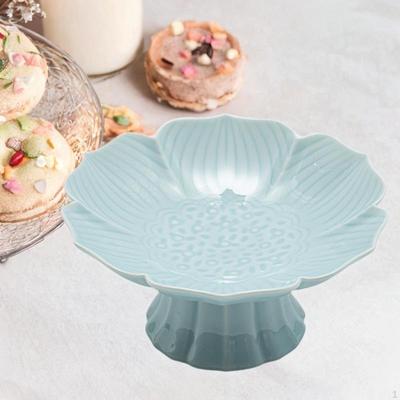 Ceramic Bowl with Stand for Desserts And Snacks, Multi-use Display Kitchen