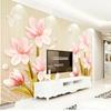 European Style Flower Wallpaper Home Interior Decoration Wall Decor Background 3d Murals