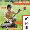 VEVOR Metal Detector for Adults & Kids, 25.4 Cm Waterproof Search Coil with LCD Display 7 Modes, Adjustable 104.1 Cm - 132.1 Cm Aluminum Stem
