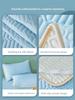 Summer Latex Cool Mat Ice Silk Bedding Single Student Dormitory Bed Sheet Cooling Sensation Mattress Cover Folding Style