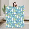 Coperta Morbida Moomin Carina per Divano Letto Coperta da Viaggio Casual Campeggio Invernale Flanella Copriletto