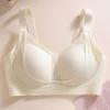 Plus Size Women Seamless Thin Adjustable Minimizer Bra For Large Bust