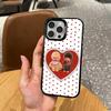 Plush Doll M-Monchhichis  Phone Case For iPhone17,16,15,14,13,12,11 Plus,Pro Max Colored Silver Plated Inside Cover