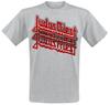 Judas Priest MultiLayer Distressed Logo Print T Shirt 100 Cotton Casual Neutral Tee Heavy Metal Streetwear