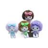 Adorable Plush Doll Keychain Cute Cartoon Character Keychain Soft Toy Accessory