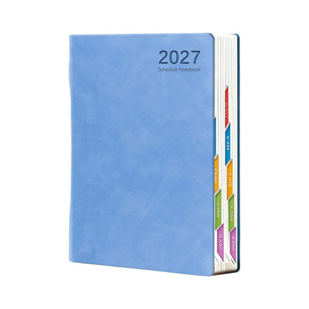Portable 2027 Daily Planner Notebooks Efficiency Schedule Notebook For School Office Work