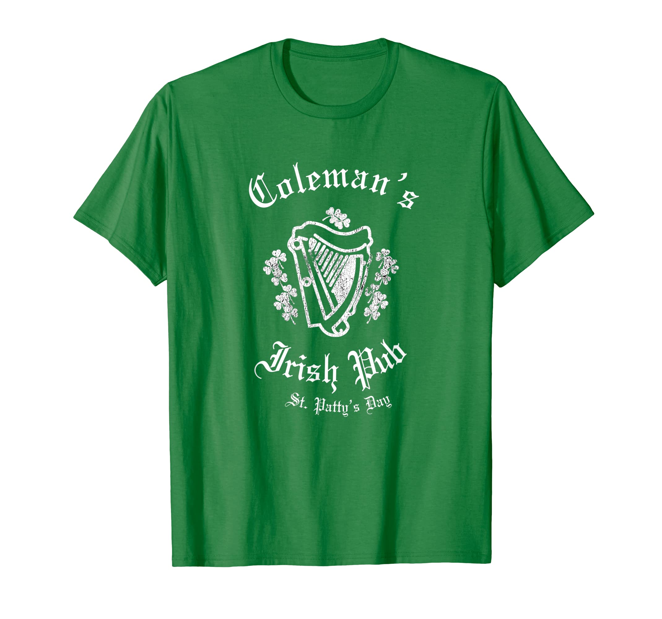 

Irish Drinking Shirt Coleman Irish Pub Shirt Men s T-Shirt зелёный