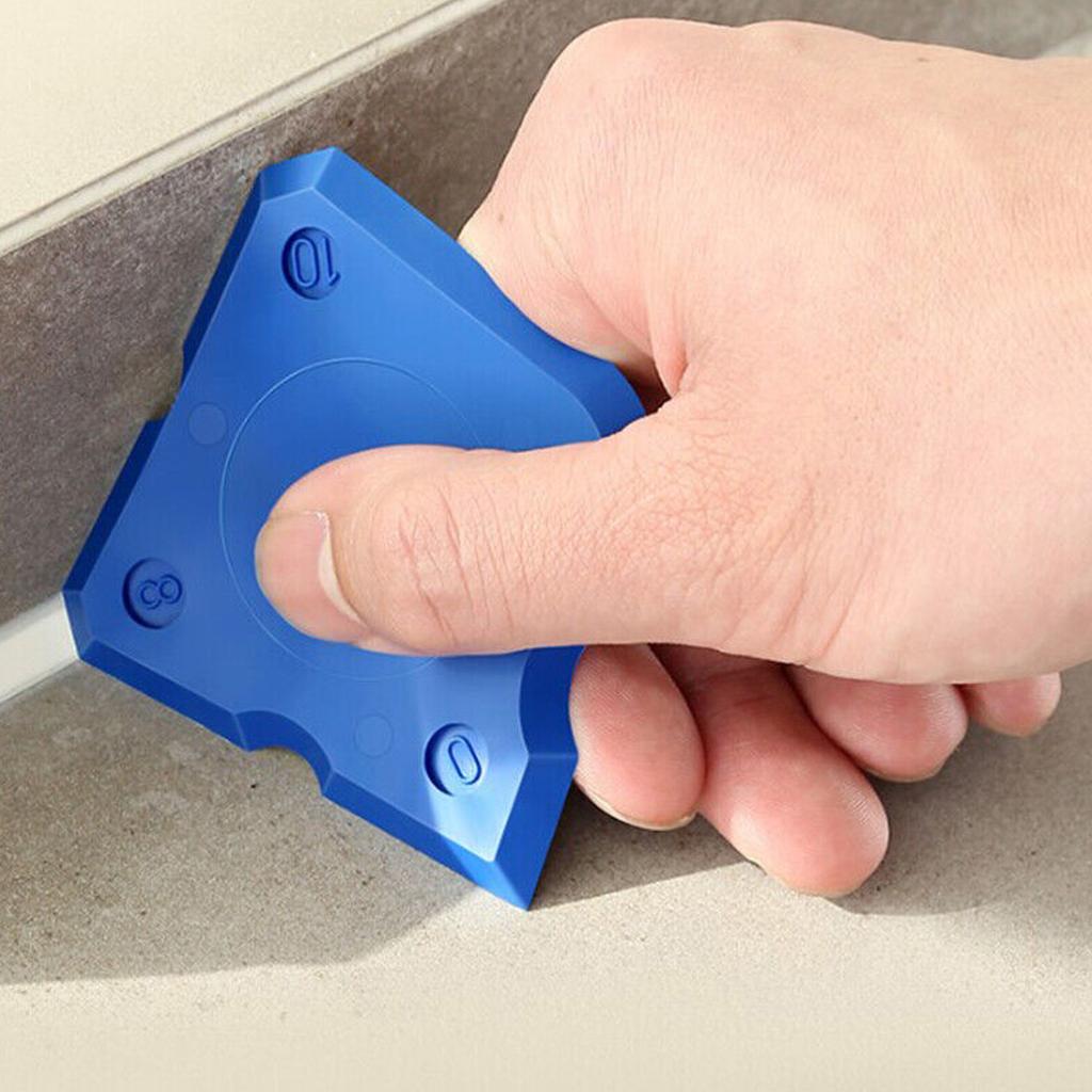 4pcs Multifunctional Grout Scraper Set Suitable For Efficient Tile Seam Cleaning And Smoothing In Kitchens And Bathrooms