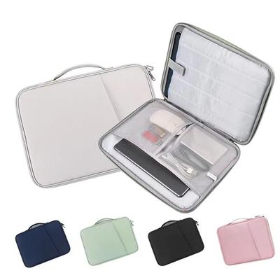 With Handle Laptop Bag Lightweight Waterproof Computer Notebook Sleeve 11in Dual Zipper Tablet Sleeve Bag Protective Case