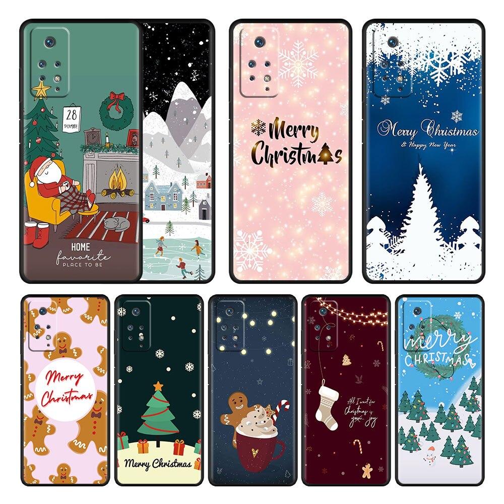 

Christmas Santa Claus Sugar doll Case For Xiaomi Redmi Note 11T 11S 11 10 8 Pro 9 9S 9T 8T for Mi 10 8 9A 9C 10C K40 K50 Shell