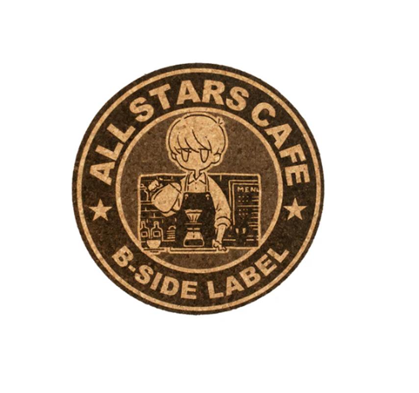 

B - SIDE LABEL Default Barista & Rants Coffee Logo Coaster Japan NEW