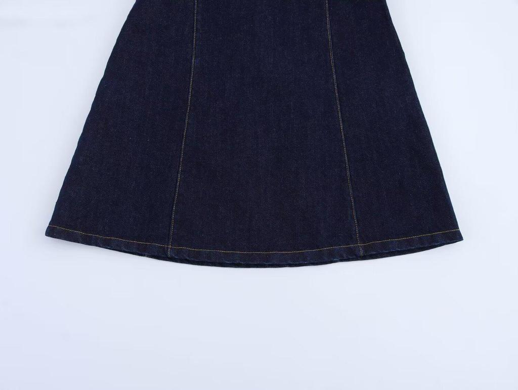 2025 Spring Women's European & American Slim Denim Dress