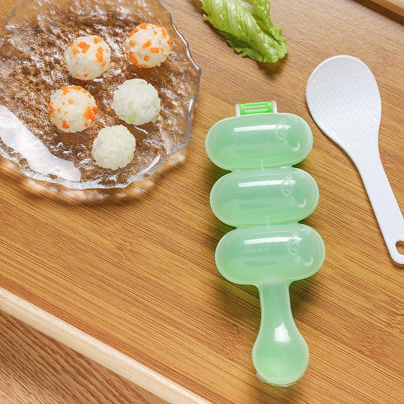 Versatile DIY Rice Ball Mold & Embosser Set - Bento Tools & Nori Press