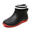 2025 Four Seasons Male Rain Boots Novelty Men's Rain Boots Non-slip Breathable Masculino Slip-on Winter Warm Rain and Snow Shoes