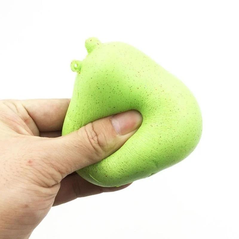 cute pear slow rising queeze toys cell phone handbags charm straps kawaii squishies bread