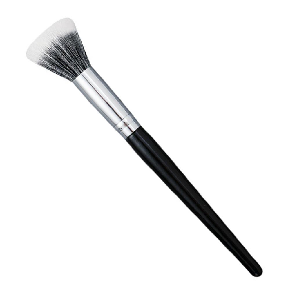 Pincel para Blush Cerdas de Lã Macias e Densas Pincel de Maquiagem Multifuncional para Casa e Viagem