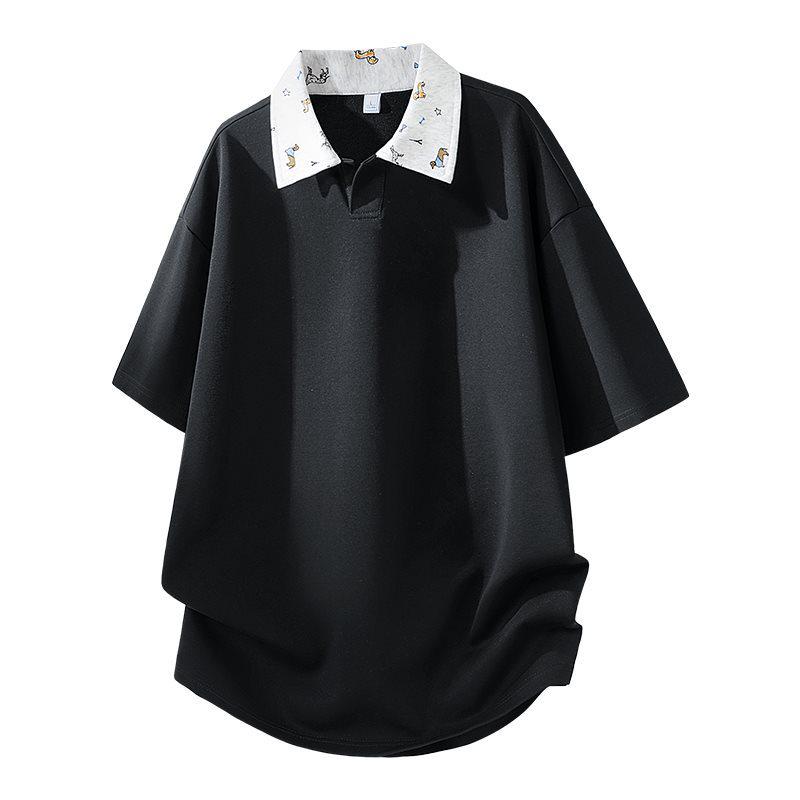 2026 Summer Men's & Unisex College-Style Short-Sleeved POLO Shirt - New High-End Two-Piece Design