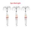 Luminous Fishing Hooks Squid Jig Hooks Waterproof LED Light To Lure Fish Multi-hooks Tackle Fishing Accessories 1/3/5pcs