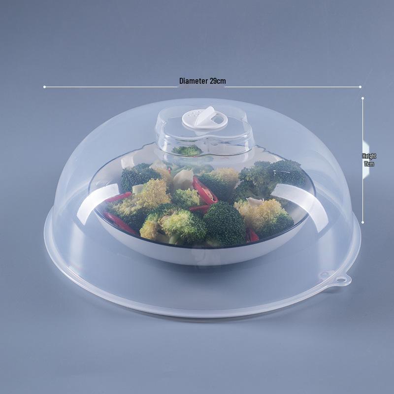 High-Temp Resistant Transparent Microwave Food Cover