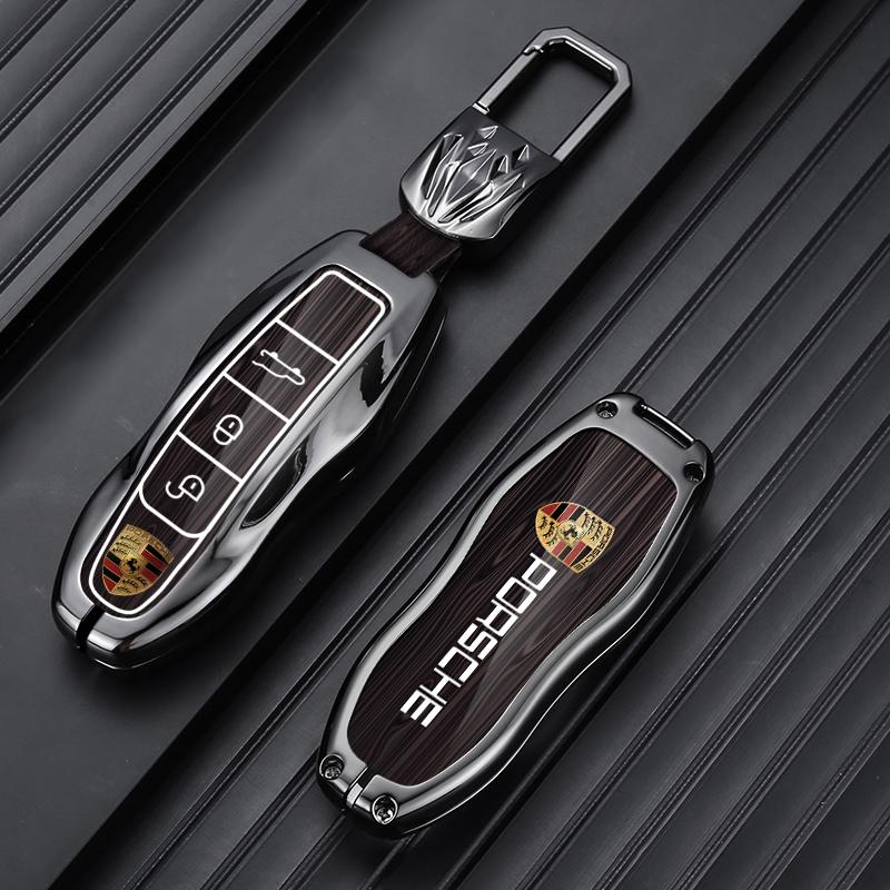 Intelligente Autoschlüsselhülle Schale Für Porsche Panamera Spyder Carrera Macan Cayman Cayenne 911 970 981 991 Keyless Auto Zubehör