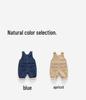 Fleece-Lined Baby Overalls: Thick Cotton Jumpsuit for Boys & Girls - Perfect for Autumn & Winter
